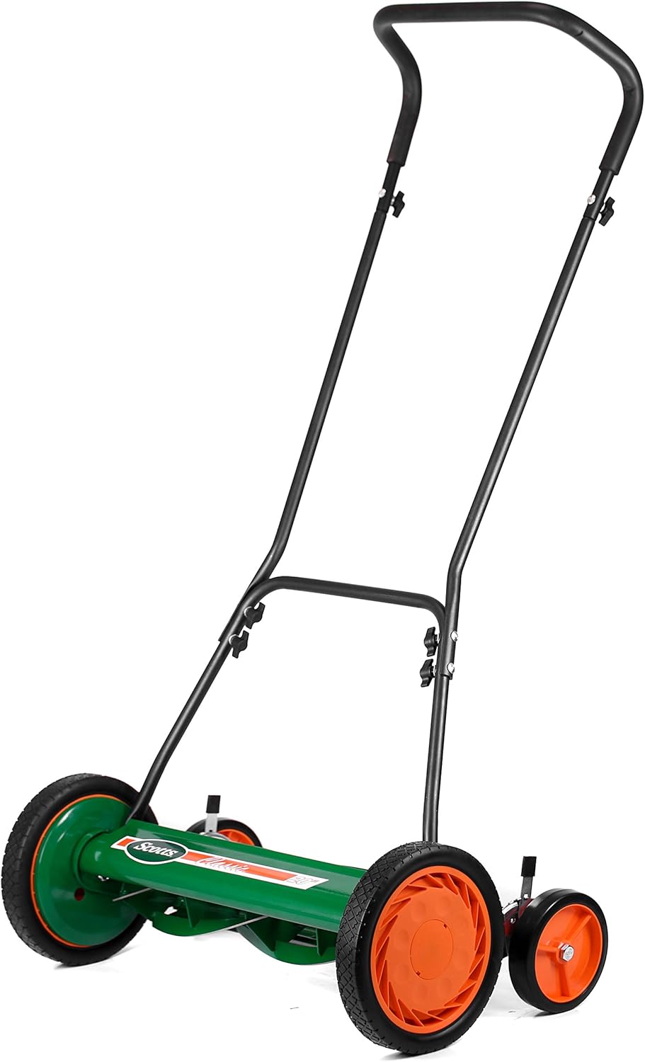 ULM Center GreenEdge 20” Manual Push Reel Lawn Mower – 5 Precision Blade Classic Mower for Smooth Lawn Cutting, Lightweight Hand Push Grass Cutter